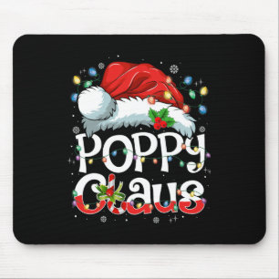 Poppy Claus Xmas Santa Matching Family Christmas P Mouse Mat