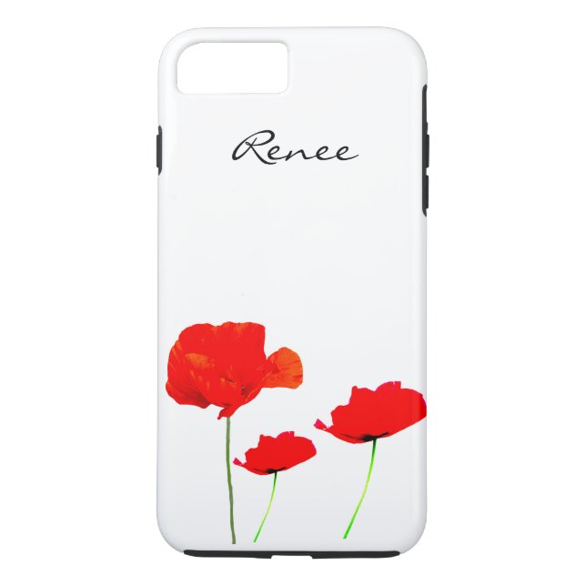 POPPY Collection 02 Personalised Iphone Case (Back)