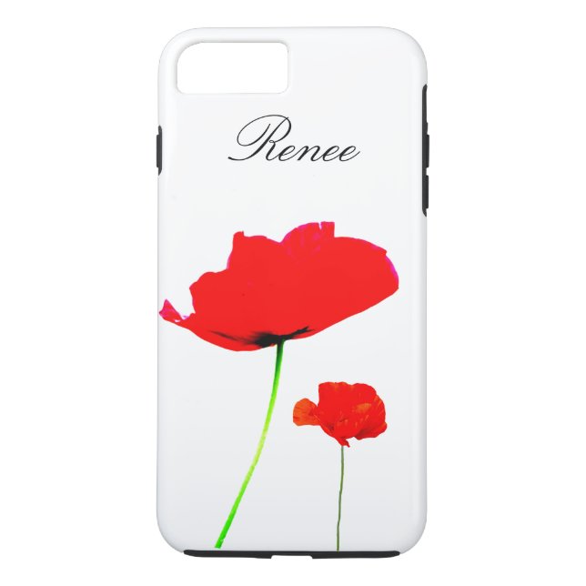 POPPY Collection 05 Personalised Iphone Case (Back)