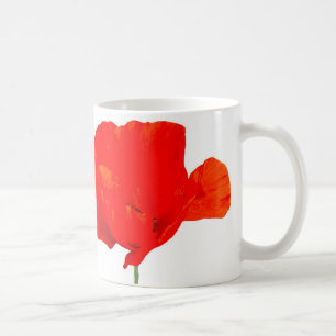 POPPY Collection 06 White Ceramic Mug