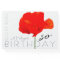 POPPY Collection 50th Birthday Guest Book