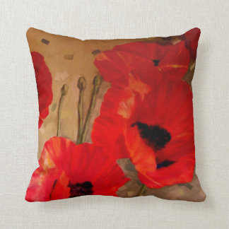 Poppy cushion