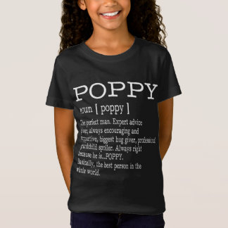 Poppy Definition Grandpa Father's Day Gifts - Men T-Shirt