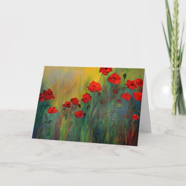 Poppy Dreams Art Card (Front)