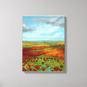 Poppy Dreams Giclee Canvas Print