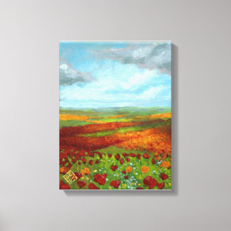 Poppy Dreams Giclee Canvas Print