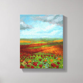 Poppy Dreams - Wrapped Giclee Canvas Print