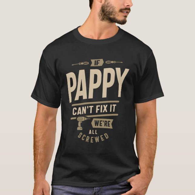 Poppy Er Than Grandpa Father'S Day T-Shirt (Front)