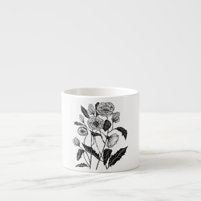Poppy Espresso Cup (Front)