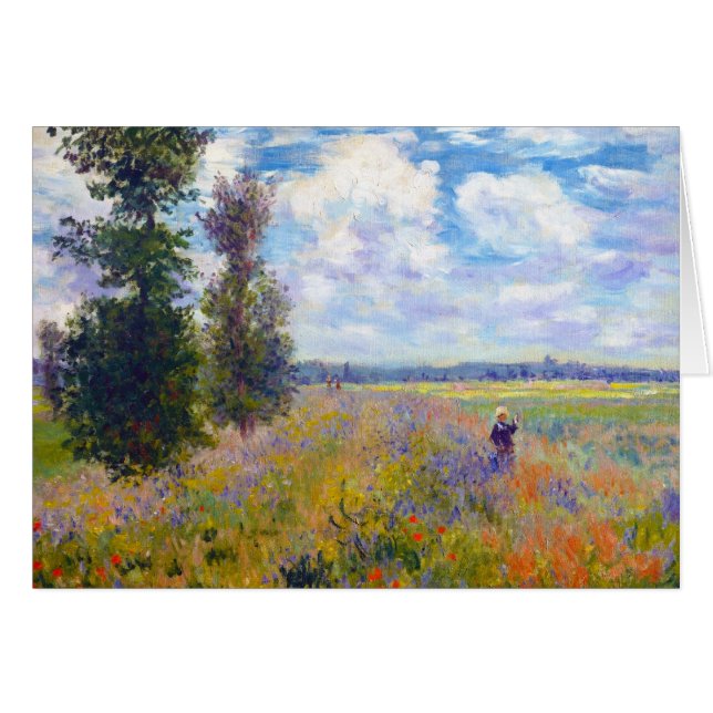 Poppy Field, Argenteuil, 1875 Claude Monet (Front Horizontal)