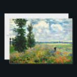 Poppy Field, Argenteuil - Fine art by Claude Monet<br><div class="desc">Claude Monet famous painting,  Poppy Field in Argenteuil</div>