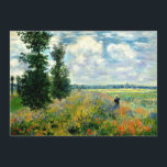 Poppy Field, Argenteuil - Fine art by Claude Monet<br><div class="desc">Claude Monet famous painting,  Poppy Field in Argenteuil</div>