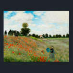 Poppy Field by Claude Monet Poster<br><div class="desc">Artist: Claude Monet.
Date: 1873.</div>