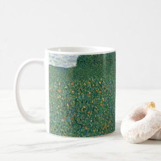 Poppy Field by Gustav Klimt, Vintage Art Nouveau Coffee Mug