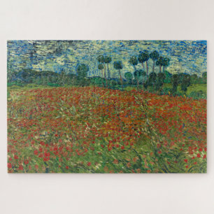 Poppy field by Vincent van Gogh Fine Art Jigsaw Puzzle