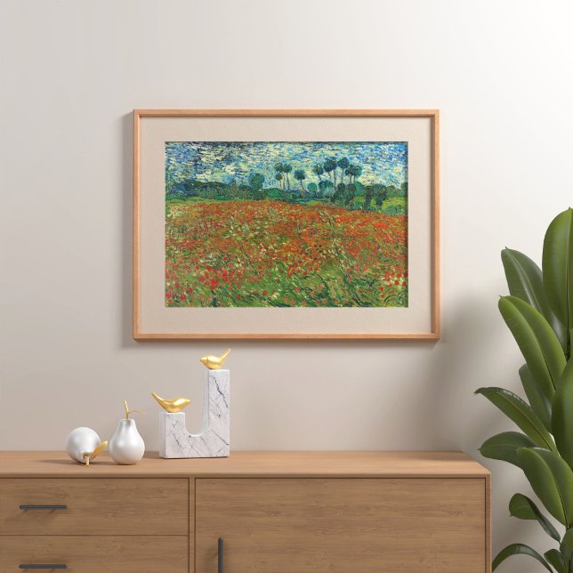 Poppy Field by Vincent Van Gogh  Poster (Creator Uploaded)
