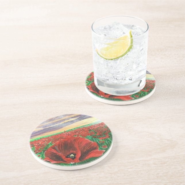 Poppy Field Coasters SF (Side)