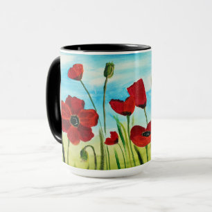 Poppy Field Coffee Mug