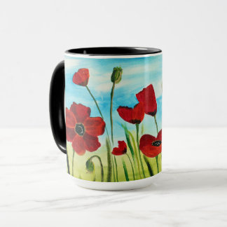 Poppy Field Coffee Mug