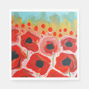 Poppy Field Collection Napkin