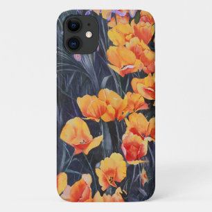Poppy Field Colourful Impressionistic Painting iPhone 11 Case