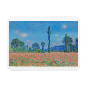 "POPPY FIELD. GIVERNY" BY CLAUDE MONET MAGNET