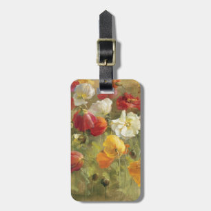 Poppy Field Luggage Tag