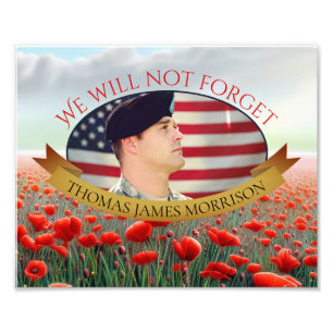 Poppy Field Memorial Photo