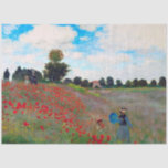 Poppy Field, Monet Tissue Paper<br><div class="desc">Oscar-Claude Monet (14 November 1840 – 5 December 1926) was a French painter, a founder of French Impressionist painting and the most consistent and prolific practitioner of the movement's philosophy of expressing one's perceptions before nature, especially as applied to plein air landscape painting. The term ""Impressionism"" is derived from the...</div>