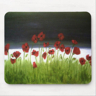 Poppy Field Mouse Mat