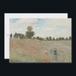Poppy Field Near Argenteuil by Claude Monet Invitation<br><div class="desc">The Poppy Field near Argenteuil (1873) by Claude Monet is a vintage impressionism fine art painting featuring a mother and child in a meadow with red poppy flowers in Argenteuil, France. About the artist: Claude Monet was a founder of the French impressionist painting movement with most of his paintings being...</div>