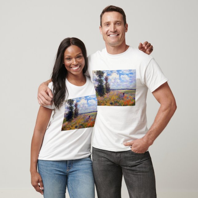 Poppy Field painting by Claude Monet (1875) T-Shirt (Unisex)