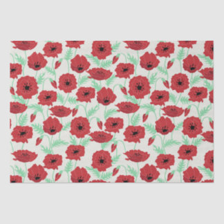 POPPY FIELD TISSUE PAPER