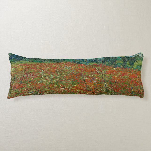 Poppy Field - Vincent van Gogh Body Cushion (Front)