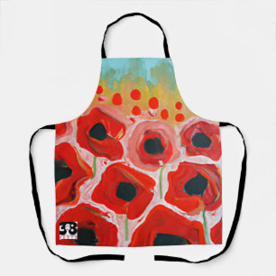 Poppy Fields Apron