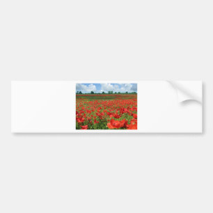 Poppy Fields Bumper Sticker