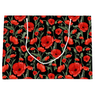 Poppy Fields Large Gift Bag