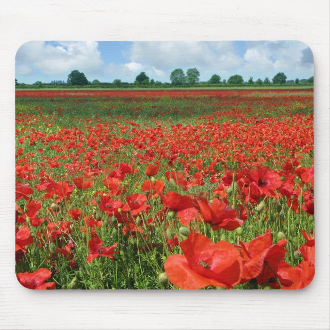 Poppy Fields Mouse Mat (Front)