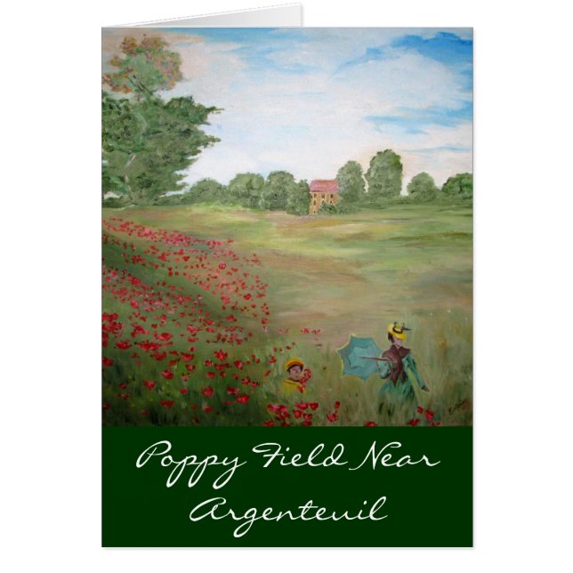 Poppy Fields Near Argenteuil (Front)