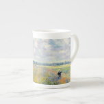 Poppy Fields near Argenteuil by Claude Monet Bone China Mug<br><div class="desc">Poppy Fields near Argenteuil by Claude Monet,  1875,  oil on canvas</div>