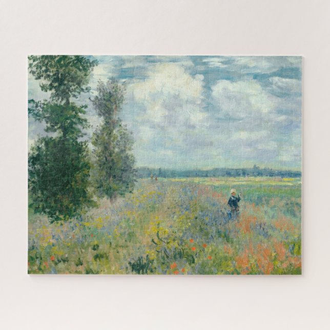 Poppy Fields near Argenteuil by Claude Monet Jigsaw Puzzle (Horizontal)
