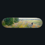 Poppy Fields near Argenteuil by Claude Monet Skateboard<br><div class="desc">Poppy Fields near Argenteuil by Claude Monet,  1875,  oil on canvas</div>