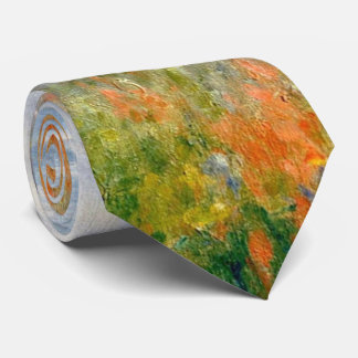 Poppy Fields near Argenteuil by Claude Monet Tie