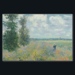 Poppy Fields near Argenteuil by Claude Monet Tissue Paper<br><div class="desc">Poppy Fields near Argenteuil by Claude Monet</div>