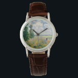 Poppy Fields near Argenteuil by Claude Monet Watch<br><div class="desc">Poppy Fields near Argenteuil by Claude Monet,  1875,  oil on canvas</div>