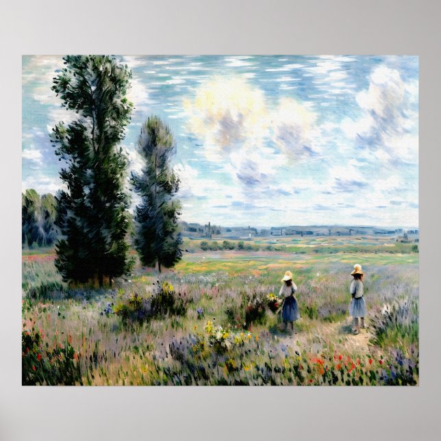 Poppy Fields Near Argenteuil Poster (Front)