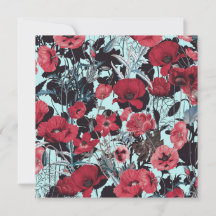 Poppy Floral Pattern