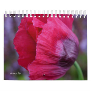Poppy Flower Calendar