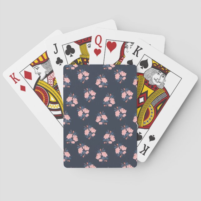 Poppy Flower Playing Cards (Back)