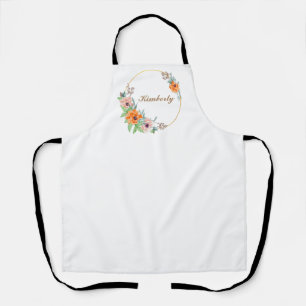 Poppy Flowers Apron